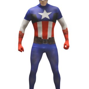 Captain America Morphsuit Naamiaisasu