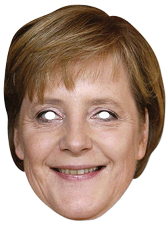 Pahvinaamari Angela Merkel