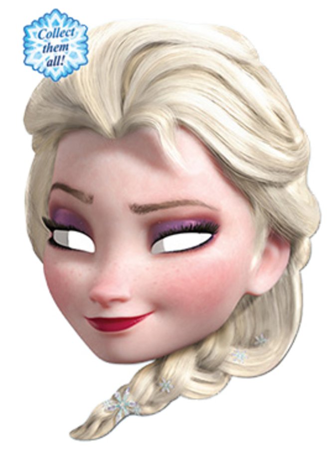 Pahvinaamari Frozen Elsa