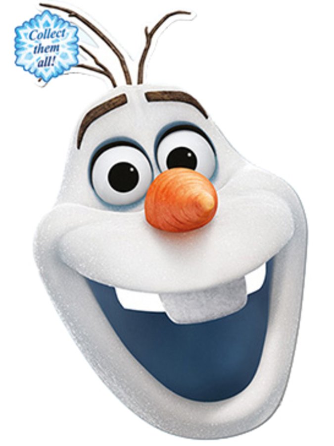Pahvinaamari Frozen Olaf