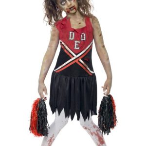 Zombie Cheerleader Naamiaisasu Lapset