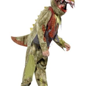 Zombie Dinosaurus Naamiaisasu Lapset