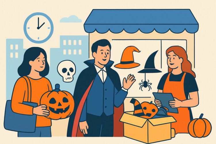 Halloween-kauden ruuhka ja hankinta ajoissa